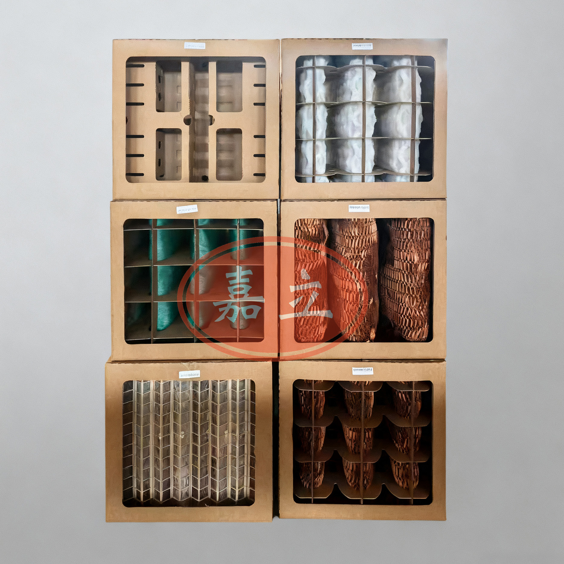 蕉城纸盒式漆雾过滤纸箱